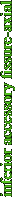 inferior accessory fissure-axial